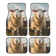 thumbnail image 1 of Disketp Cute Prairie Sheep Herd for Crystal Velvet Car Mats Four-Piece Set,All-Season Automotive Protection, Vehicles, Cars, Trucks, and SUVs,Anti-Slip Design, 1 of 7