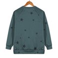 thumbnail image 7 of MVRLSH Essentials Hoodies for Women Soft Printed O Neck Long Sleeve Warm Winter Casual Tops Spring Fall Layering Daily Outfit Match Sweatshirt Green - XL, 7 of 7