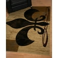 thumbnail image 3 of HomeRoots 366573 22 x 26 in. Cream Polypropylene Accent Rug, 3 of 5