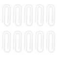 thumbnail image 1 of Clips de papel de sublimación de 10 piezas clips de transferencia de calor creativo de transportar y almacenar clip de sublimación para la escuela de 7.6cmx3cm, 1 of 8
