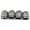 Gray, variant on VANLOFE 4x Aluminum Bullet Car Truck Air Port Cover Tire Rim Wheel Stem Caps