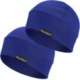 thumbnail image 1 of Cooling Skull Caps for Men Women,2-Pack Lightweight Beanie Helmet Liner Sleep Cap, 1 of 5