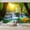 Color 2, variant on Wallpaper Mystical Forest Sunlight Filtering Trees Vintage Peel and Stick Wall Murals 100"H x 144"W Removable PVC Wall Paper Self-Adhesive Wall Paintings Art Decor for Bedroom Living Room