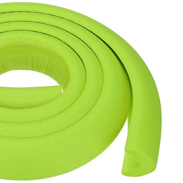 Uxcell 1 Pack Protectores de Esquinas en Forma de L de 6.5 Ft para Muebles Verde Hierba