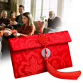 thumbnail image 1 of WHEANG Chinese Brocade Envelopes – Embroidered Red Hongbao For Holidays Weddings Birthdays & Celebrations (Set Of 1), 1 of 9