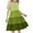 Army Green B, variant on Teen Summer Dresses, Girls Summer Dress, Summer Girl's Sleeveless Boho Style Casual Color Matching Tiered Slip Dresses for 4-14Y