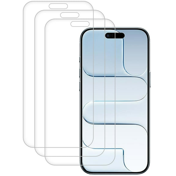 KIQ 3 Pack for Apple iPhone 17 Air CLEAR Flexible Hydrogel Film FULL Edge to Edge Cover Screen Protector w/ Fingerprint Unlock Function