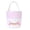 Pink-PK-home supplies, variant on LEFTHIGH Home Easter Storage Basket Childrens Party Embroidered Bunny Egg Tote Basket for Candy Toys Pink Blue Purple Green Home Needs