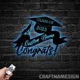 thumbnail image 5 of Craftnamesign Custom Graduation Metal LED Light, Custom Name Sign, Graduation Decor, Memorable Gift, 5 of 5