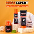 thumbnail image 3 of Men Skin Care 3 Piece Set, Deep Cleaning Daily Essential Face Kit Nourishing  for Repairing Skin, 3 of 8