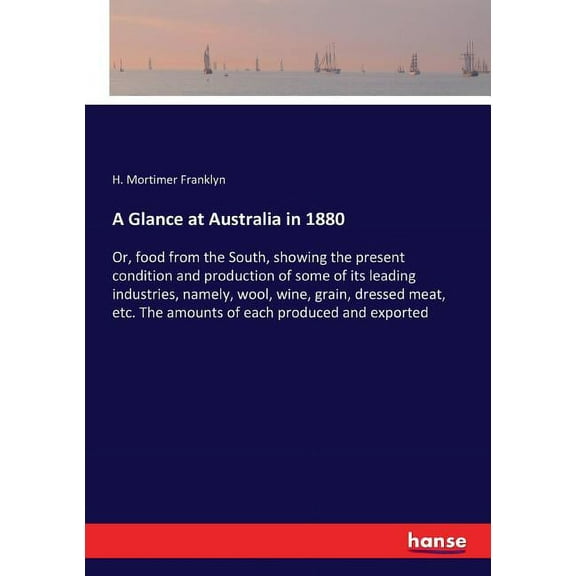 A Glance at Australia in 1880 (Paperback)
