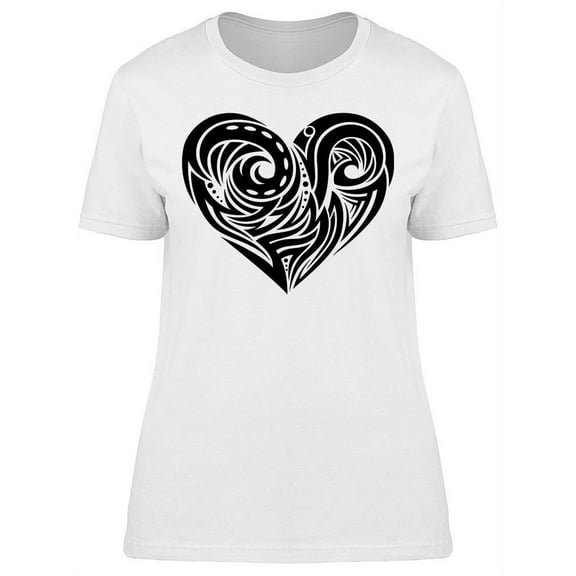 Heart Shape Ornament T-Shirt Women -Image by Shutterstock, Female 3X-Large