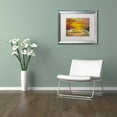 thumbnail image 3 of Trademark Fine Art "A Tropical Lagoon" Canvas Art by Manor Shadian, White Matte, Silver Frame, 3 of 4