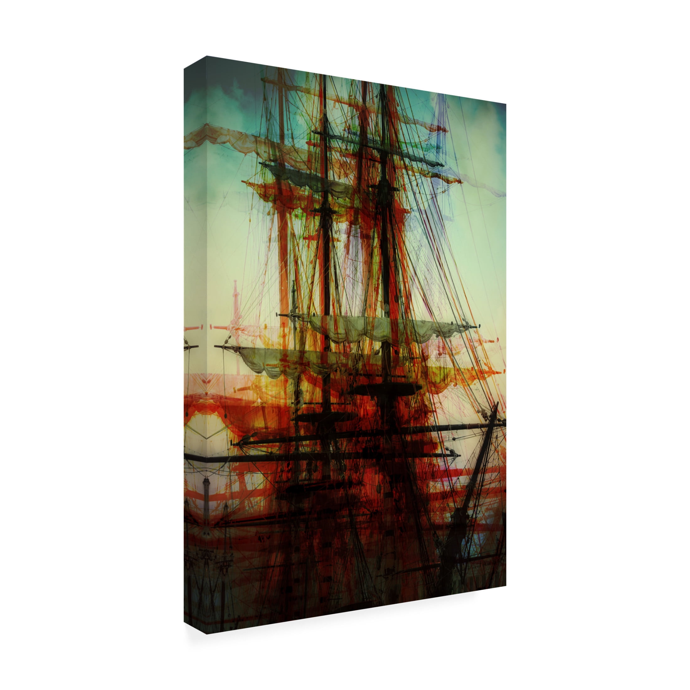 Trademark Fine Art Bastian Kienitz The Beautiful Sea Canvas Wall Art
