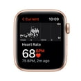 thumbnail image 4 of Apple Watch SE (1st Gen) GPS, 44mm Gold Aluminum Case with Starlight Sport Band - Regular, 4 of 9