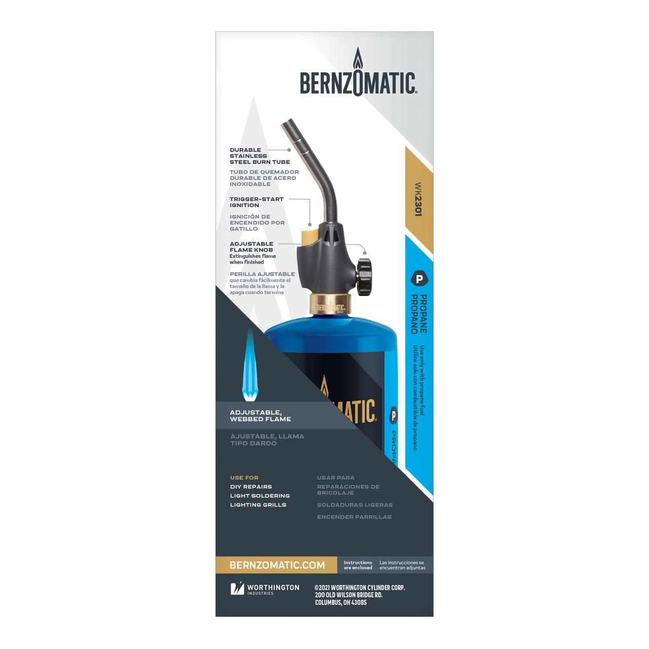 Bernzomatic, Basic Torch Kit, With Built In Ignition - image 5 of 9