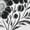 White-1, variant on Women's Black Hand Holding Sunflower Line Art Print T-Shirt Casual Short Sleeve Tees for Boho Floral Lover Tops S-5XL