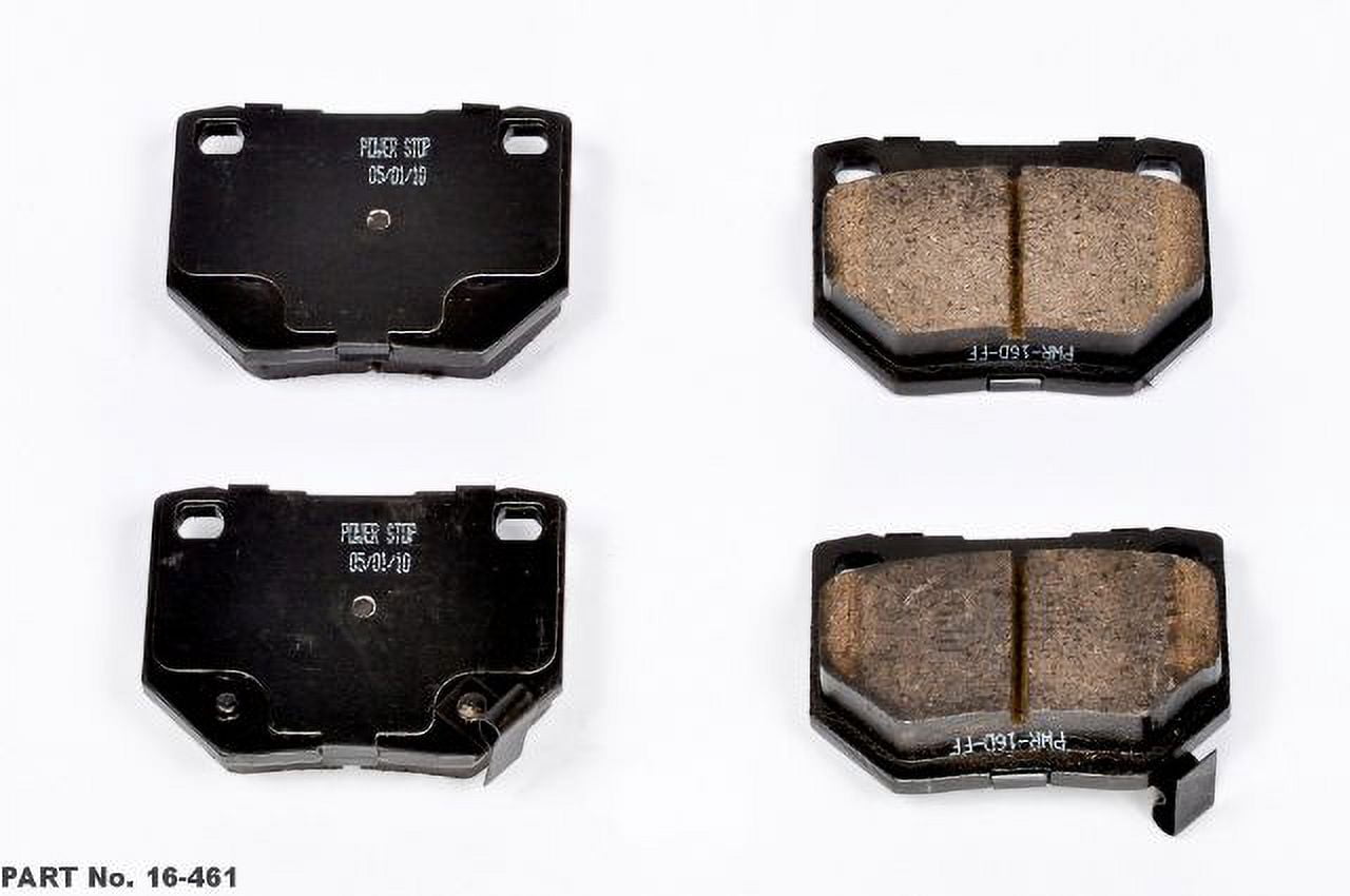Power Stop 16-461 Clean Ride Ceramic Brake Pads - Rear Fits select: 1990-1996 NISSAN 300ZX, 2006 SUBARU IMPREZA WRX/LIMITED