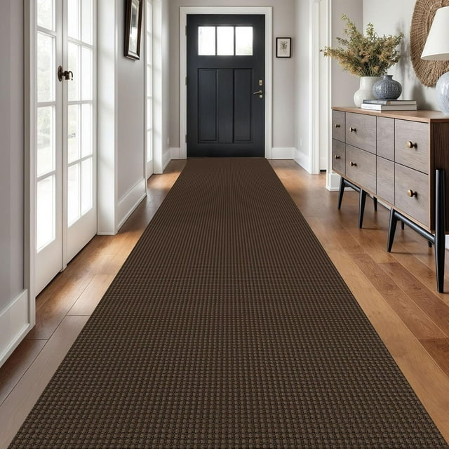 Braided Area Rug x Ft Washable Rugs for Entryway Throw Rugs Rubber Backed Boho Door Mat Indoor Entrance Cotton Kitchen Rugs Woven Front Door Rug for Foyer Living Room Tan/