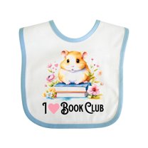 Inktastic I Love Book Club Girls Baby Bib