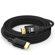 Diyanisly 4K Long HDMI 2.0 Braided Cable 25FT Support 4K@60Hz 3D ARC Ethernet Audio Return for UHD TV Monitor Gaming
