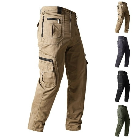 Men s Work Utility & Safety Pants Lined Slim Fit Cargo Pants For Men Pantalones Lined Work Pants Men Fleece Mens Work Pants Fit Waterproof Pants Mens Pantalones Para 4Xl Yellow