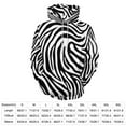 thumbnail image 2 of Zebra Print 3D Print Hoodie Men Women Autumn Thin Pullover Sweatshirt Vintage Streetwear Tops, 2 of 6