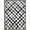 Black White Gray, Pattern 2, variant on ODIKA Plaid Under Tilted Underlay Tartan Gingham Border Doormat Layering for Queen Size Bedroom, Bed, Master , Foldable Easy Care