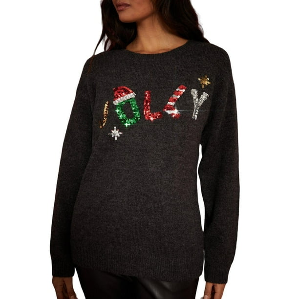 Dorothy Perkins Womens Jolly Ugly Christmas Sweaters