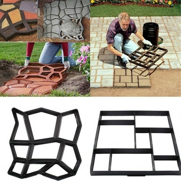 Back to School! pstuiky Moldes Para Gelatinas, Gardening 8/9 Grids Pathmate Stone Paving Concrete Stepping Pavement Paver Moldes Para Chocoflan Food Mold Clearance