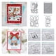 thumbnail image 2 of Troqueles de corte y sellos transparentes para marcos de franqueo de Nochebuena, juegos de plantillas de relieve hechas a mano para bricolaje, álbumes de recortes, tarjetas de felicitación, decoración, 2 of 5