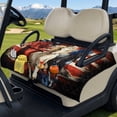 thumbnail image 3 of Yuyamidu Horse Golf Cart Seat Covers USA Flag Club Car Towel Seat Covers with Front Pockets 4th of July Club Car Accessories That Protect Your Golf Cart Seat, 3 of 8