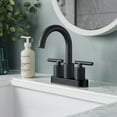 thumbnail image 3 of WB-39035B Celestine Centerset Bathroom Faucet with Drain Assembly, 2-handle Bathroom Sink Faucet, 3 of 11
