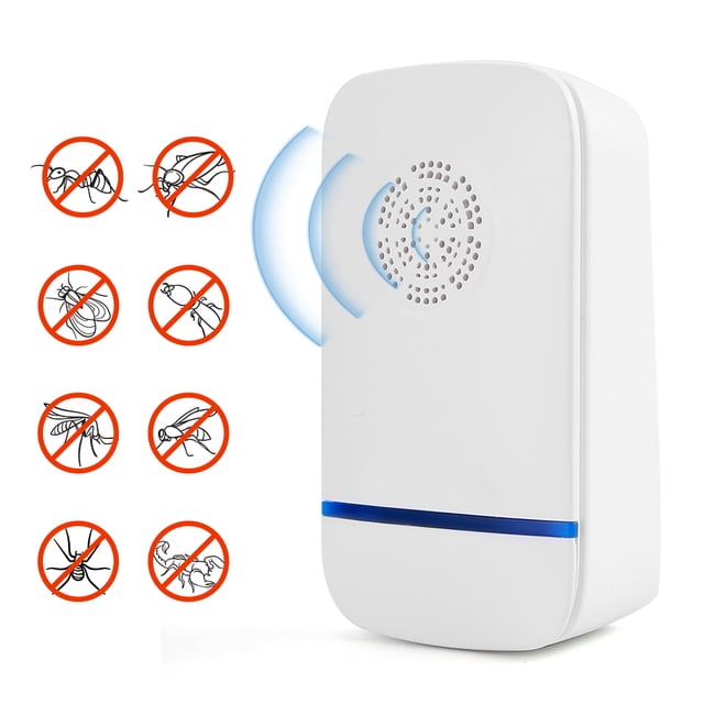 Repelente ultrasónico de ratones, control de plagas Ultrasónico electrónico Control ultrasónico de plagas Repelente ultrasónico de plagas para interiores Diseño revolucionario Jadeshay A
