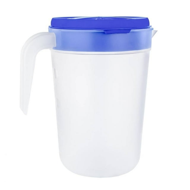 Jarra Cubasa Plástico 4 lts Tapa Azul