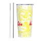 thumbnail image 1 of Vaso Cobra Kai de 20 oz con tapa y pajita, nueva taza de café aislada con tapa de pajita, vaso de café de acero inoxidable para el trabajo, el hogar, el exterior, el automóvil, taza de acero, 1 of 8