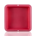 thumbnail image 3 of Molde de pastel de silicona antiadherente Molde cuadrado flexible Pan de chocolate Molde de jalea de chocolate Caja fuerte DIY Food Bandeja de hielo Postres Utensilio Bakeware Inevent HA010184-00, 3 of 6