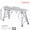 79 inch Upgraded, variant on Folding Scaffolding Heavy-Duty Foldable, Railing Suitable for Home Renovation Steel Scaffolding, Anti-slip Pedal, Heavy-duty Thickened