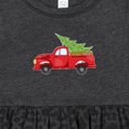 thumbnail image 4 of Inktastic Christmas Vintage Truck with Christmas Tree Girls Baby Dress, 4 of 5
