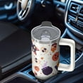 thumbnail image 5 of Halloween Tumbler 30 oz with Handle and Straw Witch Haunted Ghost Tumbler Halloween Party Gifts Insulated Travel Mug, 5 of 5