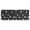 Halloween White Skulls, variant on Halloween Witch Cats on Brooms Pattern Kitchen Rug Mat,Kitchen Runner Rugs Non Skid Washable,Decorative Kitchen Floor Mats for Kitchen,Sink,Laundry,17"X47"