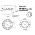 thumbnail image 5 of MagVent MV-180 Magnetic Dryer Vent Coupling, 5 of 5