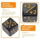 thumbnail image 4 of 24pcs Dice Counting Tokens Acrylic Dice Squares Positive Negative Dice Card Game Accessories Children Learning Toy Black, 4 of 5