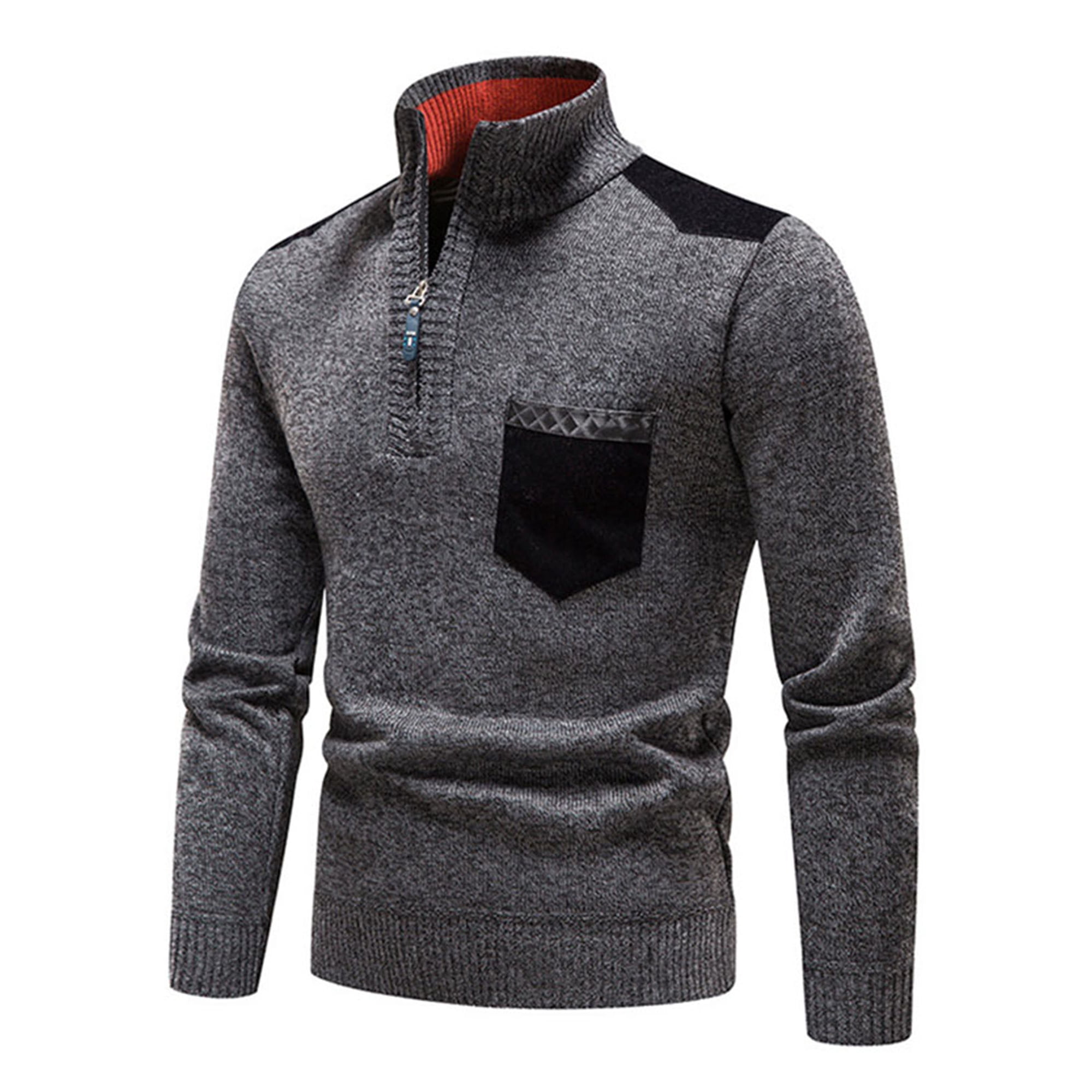 Black jumper with white collar mens best sale