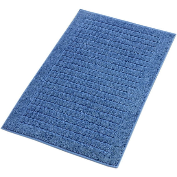 Ottomanson Heavyweight Cotton Towel Bath Tub Mat 2Piece Set, 20" x 31