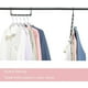 thumbnail image 2 of Paquete de 6 perchas para ahorrar espacio, organizadores de armario, perchas mágicas de plástico, almacenamiento de armario, ahorro de espacio, armario, perchas para ropa, organizador negro, 2 of 4
