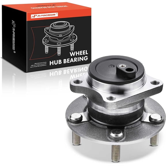 A-Premium Rear Wheel Bearings and Hub Assembly Compatible with Mazda 6 2009 2010 2011 2012 2013, w/ABS 5-Lug, Replace # 512409