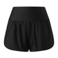 thumbnail image 5 of WILLBEST Womens Shorts 5 Inch Inseam Loose Fit Womens Summer Casual High Waist Shorts Solid Color Elastic Buckle Zipper Casual Shorts, 5 of 5