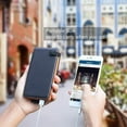 thumbnail image 5 of Cargador solar de 25000 mAh, batería externa portátil con 4 paneles, banco de energía impermeable con 2 puertos USB para acampar al aire libre, para teléfonos y tabletas Cisea, 5 of 5