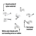 thumbnail image 3 of (4 pack) Fas-n-tite Specialty Cable Clips, M5, Nylon, Corrosion Resistant, Interior, White, 20 pack, 3 of 10